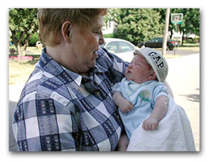 Grandma with Sammy